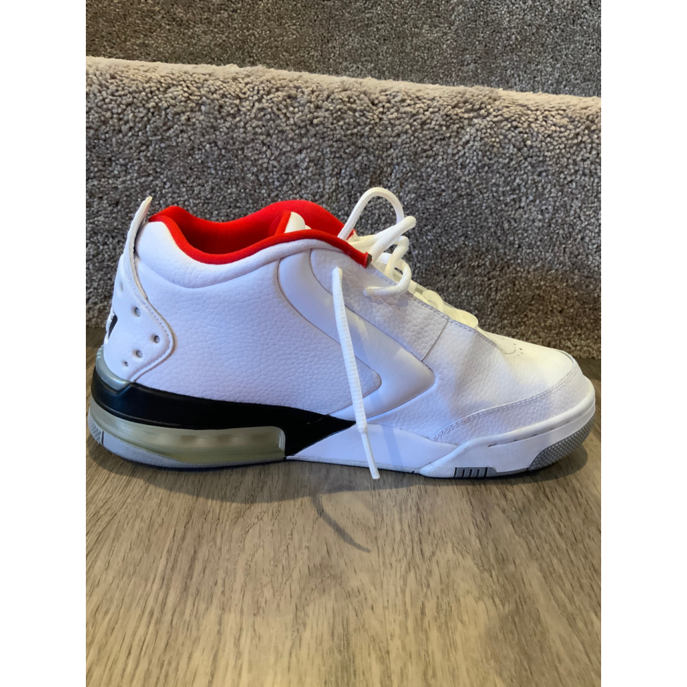 Men's Air Jordan Big Fund Sneakers Size 8.5 White/Red/Black Classic Retro Urban - Picture 5 of 11